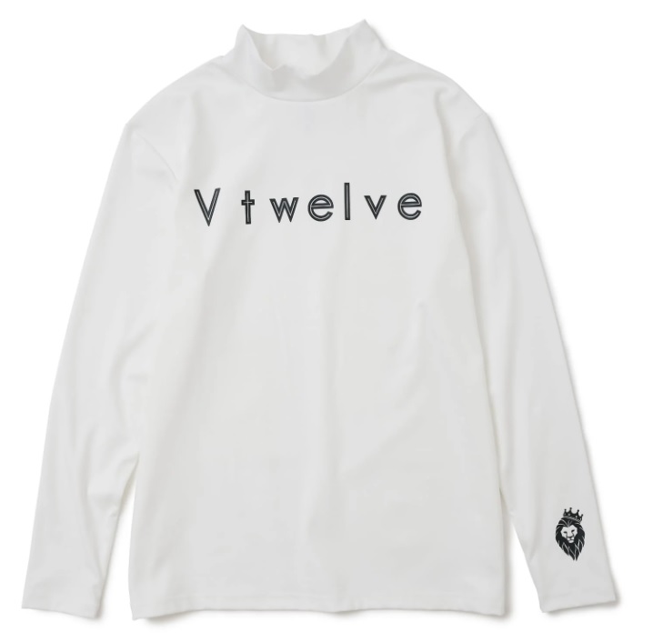 V12】V122320-MK09/O/L LOGO MOCK/M/WHITE